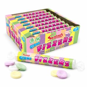 Swizzels UK Import Giant Fizzers Candy 40g 24ct